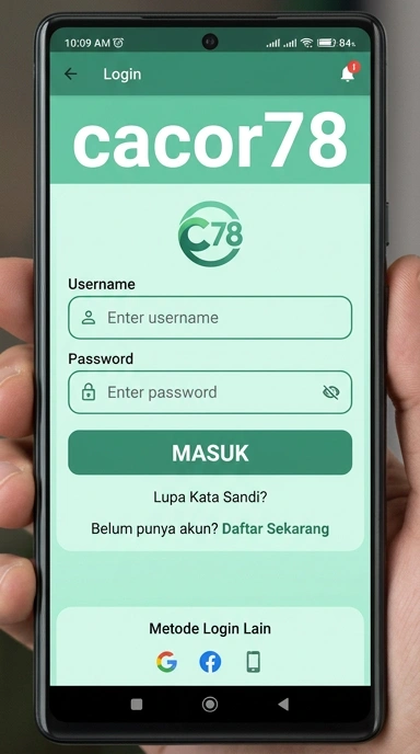 Masuk ke Akun cacor78 dengan Mudah dan Cepat