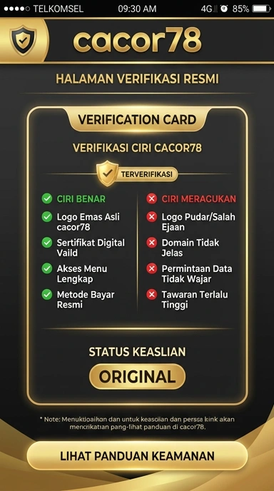 Kanal Resmi Cacor78 untuk Pengguna Android Indonesia